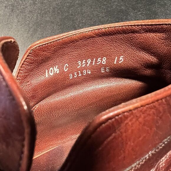 Florsheim Monk Strap Leather Shoes Men\'s 10.5 C Chesnut Brown Leather Dress main image 4